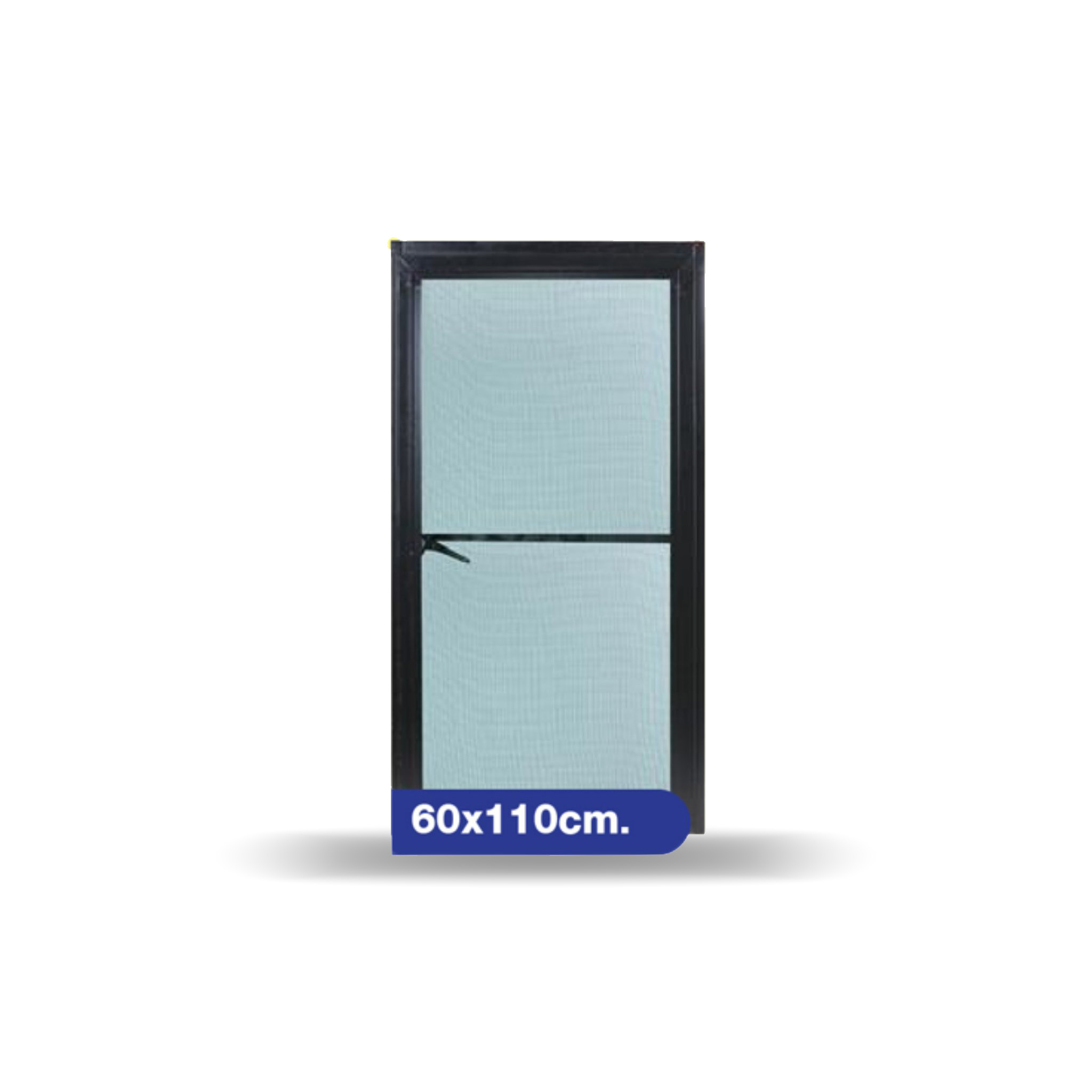 Window Asia นต.บานเปิด 60x110cm. สีดำ กจ.เขียวใสมีมุ้ง