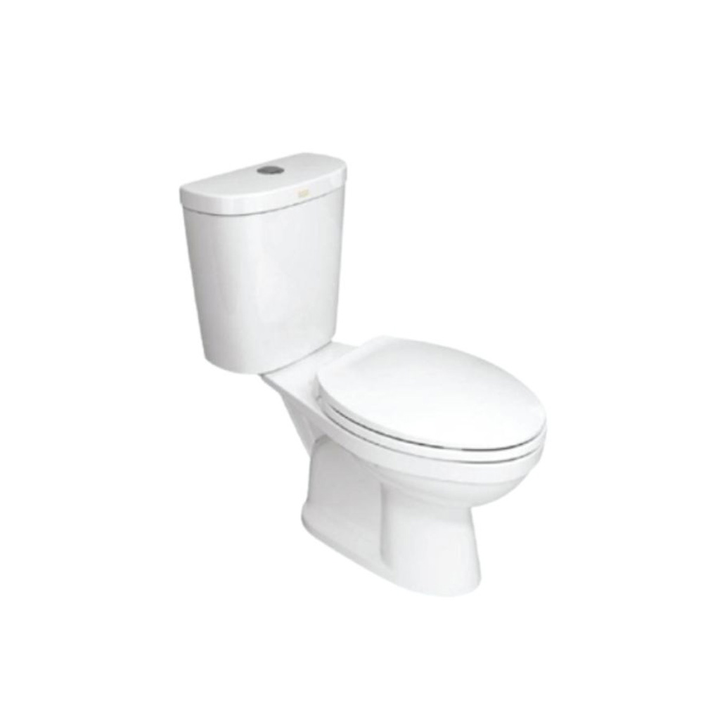 #AMERICAN สุขภัณฑ์ 2 ชิ้นกดบน วินพลัสทู#2698SCW-WT-0(4.5L)