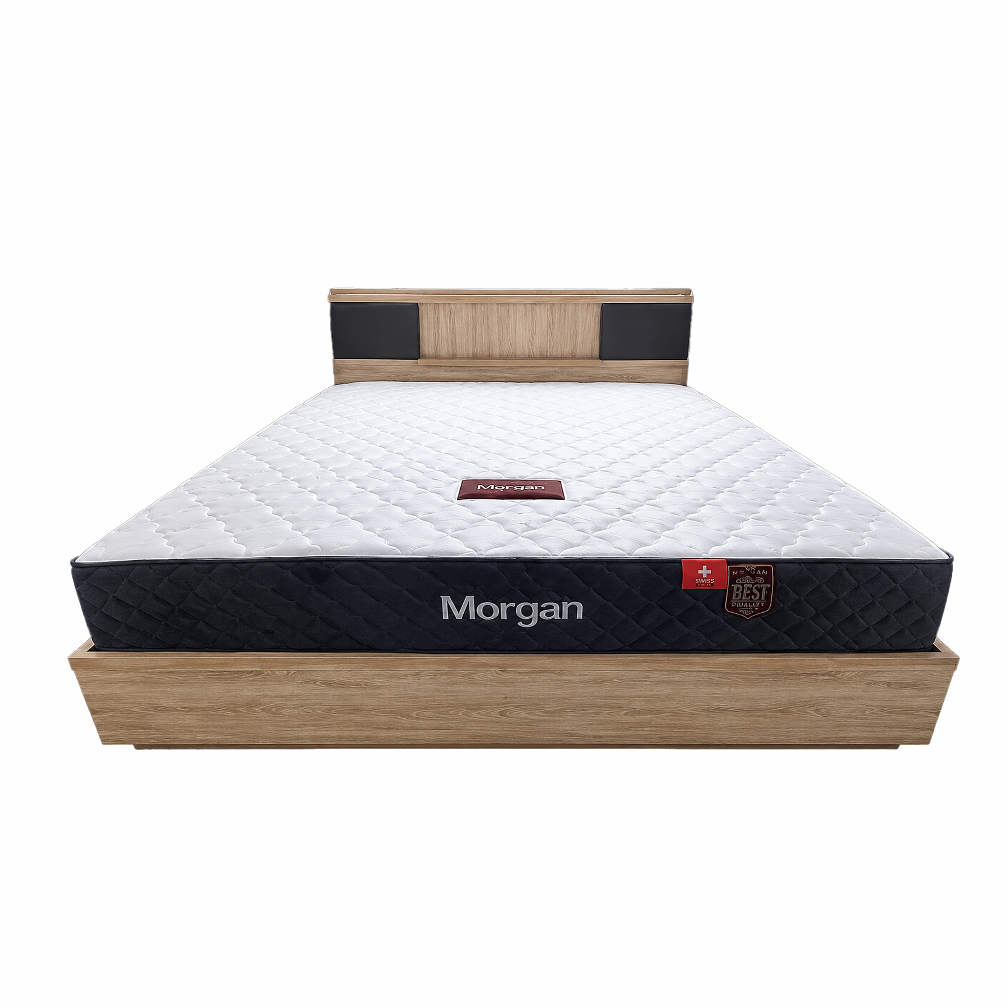 ANTAS #ที่นอนยางพาราอัด+สปริง รุ่นMORGAN3.5 ฟุต10