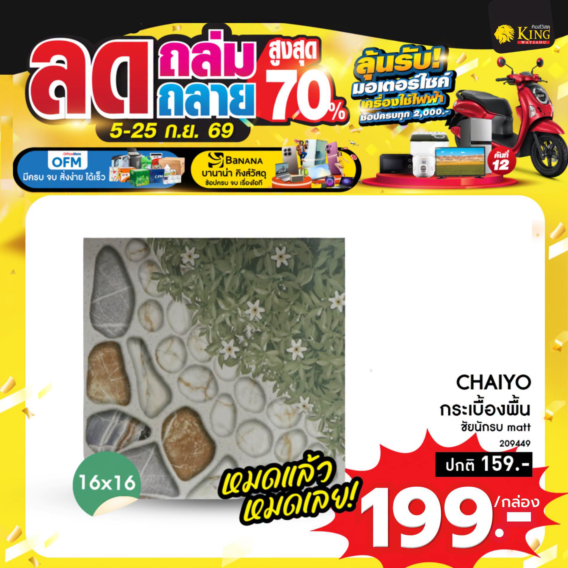 CHAIYO 12x12 ชัยนักรบ matt